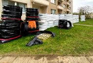 
                                  Zwischenlagerung des Materials