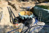 
                                  Einzelbohrungen im Erdsondenfeld